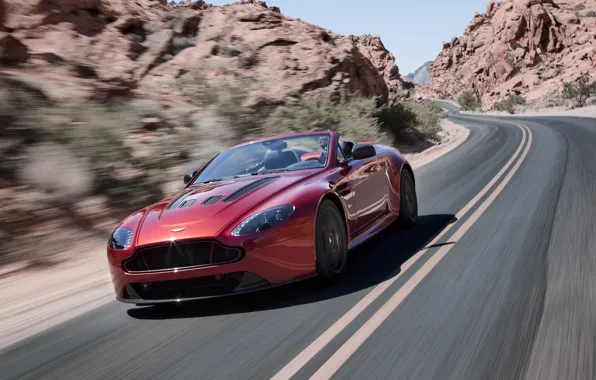 Картинка Aston Martin, Vantage, V12, 2015, S-Roadster
