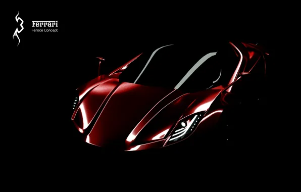 Картинка concept, Ferrari, red