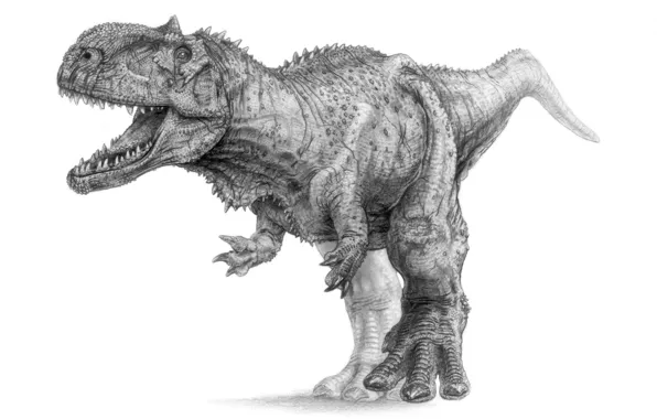 Картинка drawing, dinosaur, Scavenger