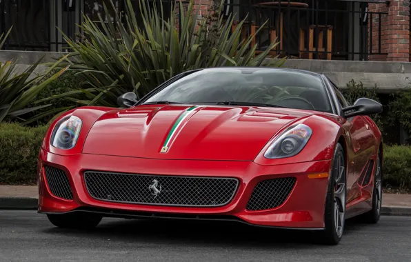 Картинка car, Ferrari, red, 599, GTO, super
