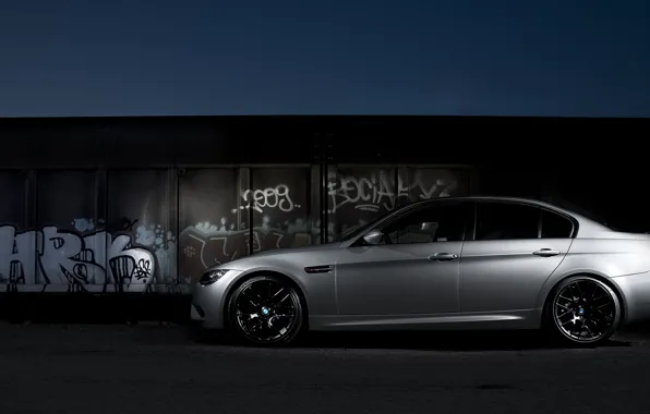 Картинка бмв, BMW, профиль, E90, 3 серия