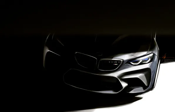 Картинка бмв, F87, BMW Design