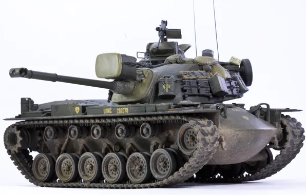 Картинка игрушка, дуло, средний танк, моделька, М48А3, Паттон III