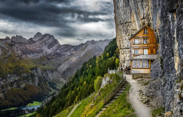 Картинка горы, Швейцария, Альпы, пансион