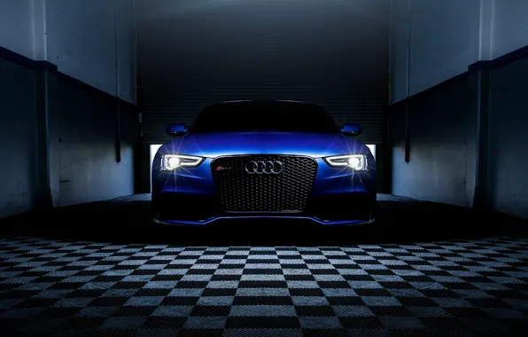 Картинка Audi, Cars, Blue, RS5, Sport, Luxury, Ligth, Motor