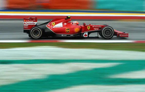 Картинка Ferrari, Formula 1, Sepang, Malaysia, Kimi Räikkönen, F14T