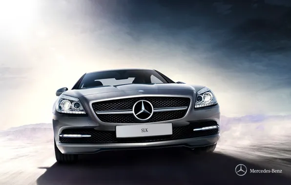 Картинка Mercedes-Benz, кабриолет, мерседес, 2011, SLK, R172