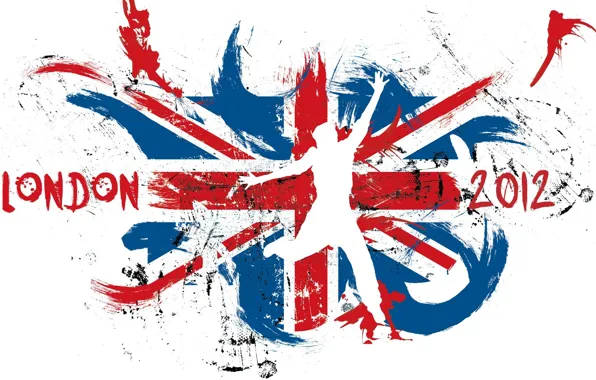 Картинка лондон, флаг, лого, олимпиада, 2012, великобритания