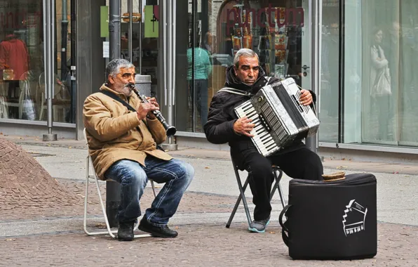 Картинка музыка, люди, улица