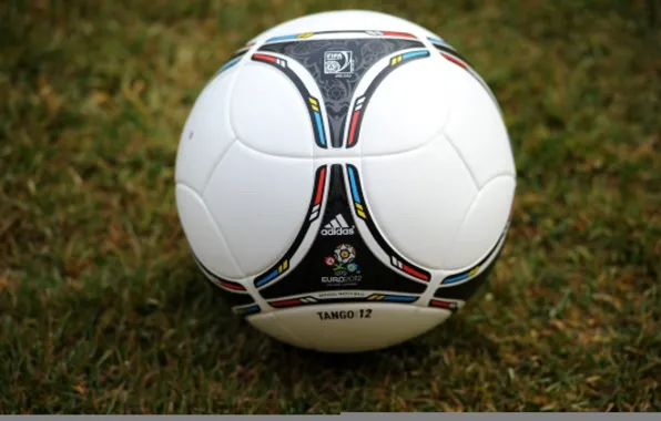 Картинка трава, футбол, мяч, значок, логотип, лого, эмблема, адидас, Adidas, ball, euro 2012, евро 2012, Tango …