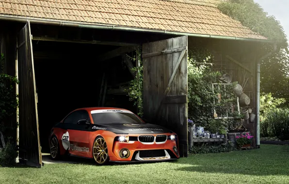 Картинка Concept, BMW, Тюнинг, Оранжевый, Автомобиль, 2002, Hommage, 2016