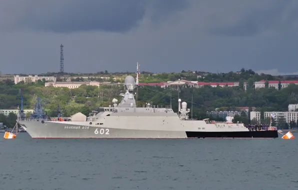 Картинка Севастополь, МРК, Черноморский Флот, ракетный корабль, &quot;Зеленый Дол&quot;
