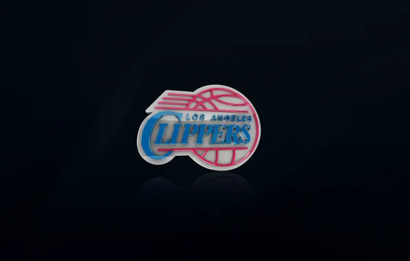 Картинка Черный, Ножницы, Баскетбол, Фон, Логотип, NBA, Лос Анджелес, Los Angeles Clippers