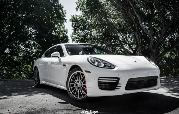 Картинка Porsche, Panamera, white, egarage