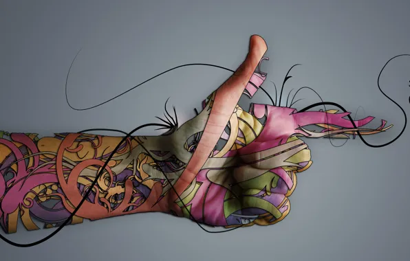 Картинка стиль, рука, пальцы, photo manipulation digital hand