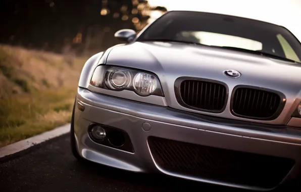 Картинка бмв, фара, передок, BMW M3