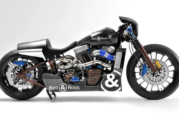 Картинка мотоцикл, harley-davidson, bell&amp;ross, motocycle