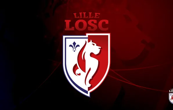 Картинка sport, logo, France, football, Lille LOSC
