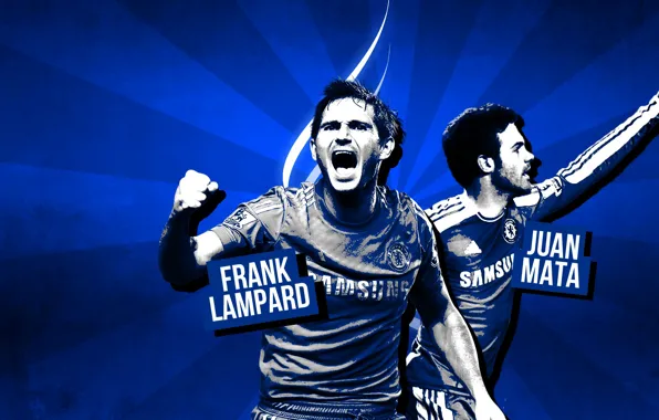 Картинка Blues, Frank Lampard, ФК Челси, FC Chelsea, Juan Mata