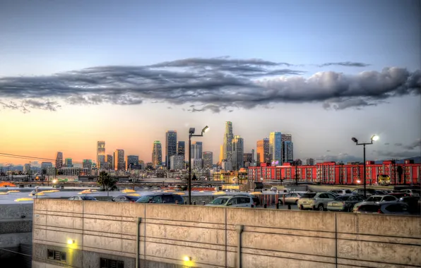 Картинка HDR, City, Los Angeles, Downtown