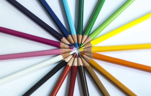 Картинка colorful, rainbow, pencils