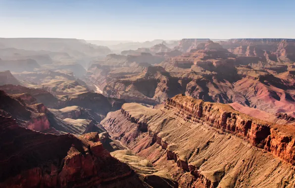 Картинка горы, каньон, Аризона, USA, США, Arizona, rocks, canyon, Гранд Каньон, Grand Canyon