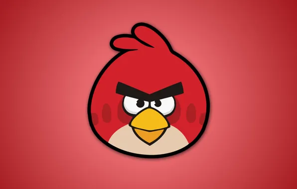 Картинка птицы, red, angry birds, злые птицы, видеоигры, энгри бердс