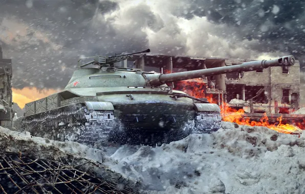 Картинка Объект 907, рисуноксредний танк, советский проект среднего танка