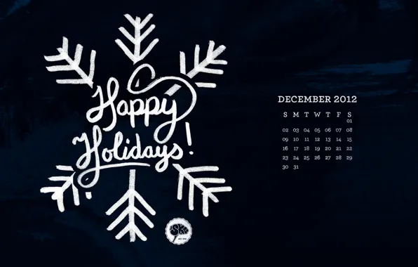 Картинка новый год, рождество, new year, календарь, снежинка, декабрь, merry christmas, december, happy holidays