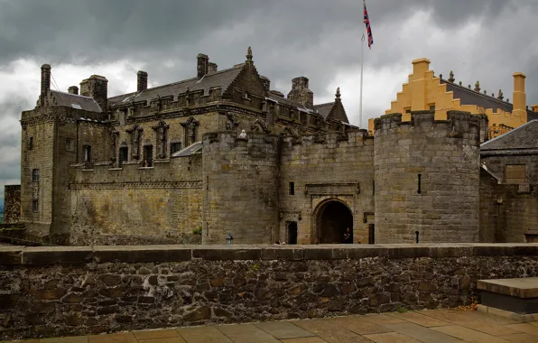 Картинка замок, стены, башня, Шотландия, Стерлинг, stirling castle