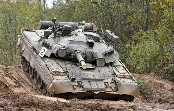 Картинка танк, Россия, полигон, военная техника, Т-80 УД