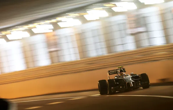 Картинка McLaren, гонки, формула 1, Mercedes, тоннель, монако, автоспорт