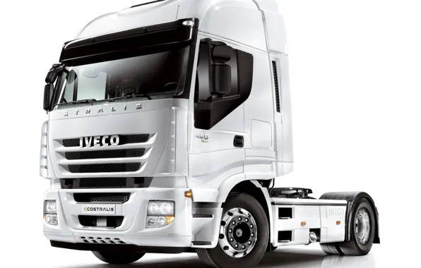 Картинка White, Truck, Tractor Truck, Other, Other technics, IVECO