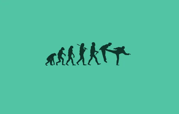 Картинка человек, обезьяна, эволюция, СТОП
