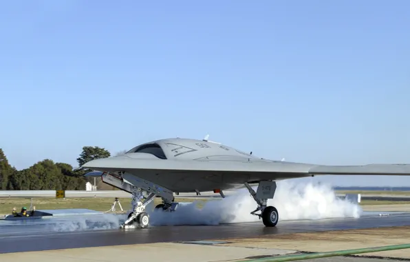 Картинка боевой, американский, летательный аппарат, беспилотный, X-47B, &quot;Пегас&quot;, &quot;Pegasus&quot;