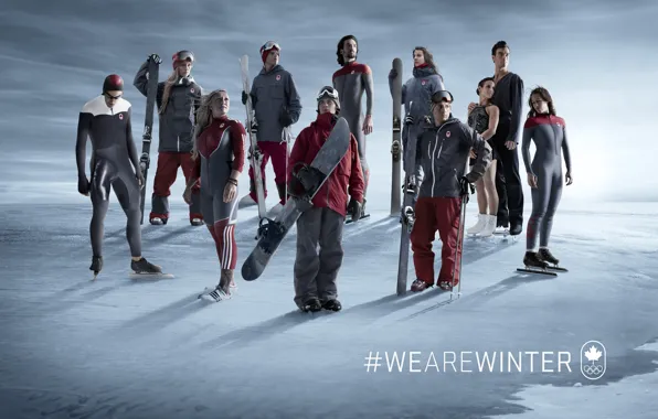 Картинка Canada, Olympic, Team, Canadian, 2014, Sochi, Canadian Olympic Team, we are winter, WeAreWinter