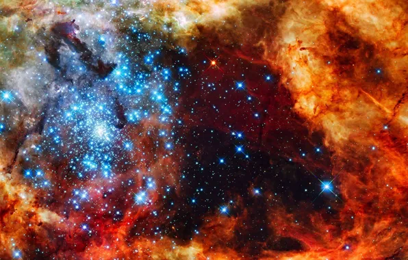 Картинка звезды, туманность, nebula, бесконечность
