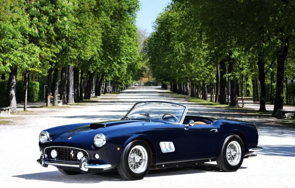 Картинка Ferrari, феррари, калифорния, Spyder, California, спайдер, 1963, 250 GT, Passo Corto