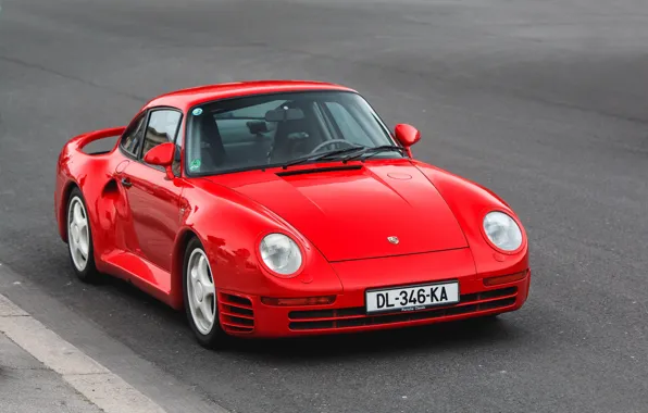 Картинка Porsche, Red, Sport, 959