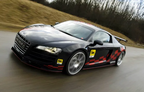 Картинка дорога, скорость, MTM Audi R8 GT3
