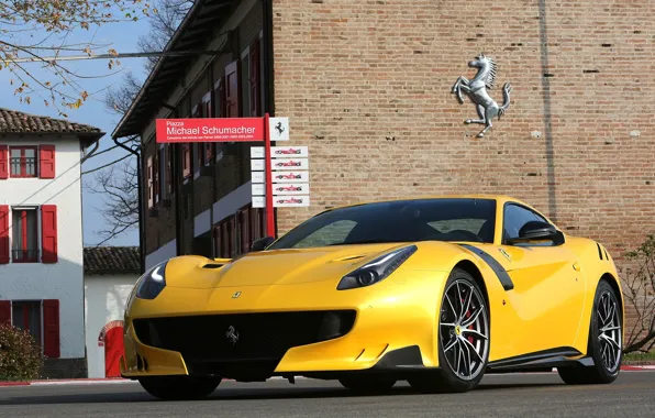 Картинка Ferrari, yellow, 2016, F12tdf