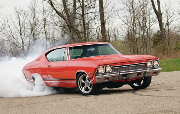 Картинка обои, Chevrolet, Muscle, Car, wallpapers, 1968, Chevelle