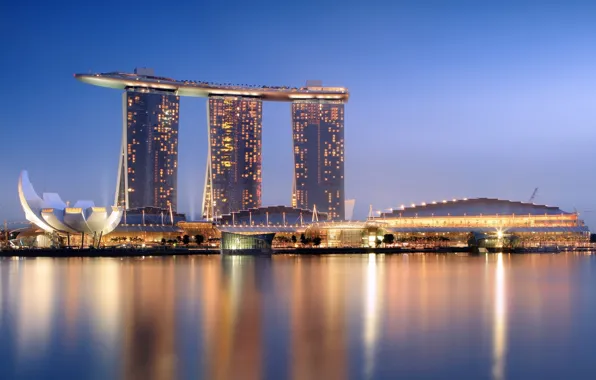 Картинка отель, казино, сингапур