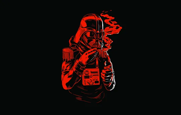 Картинка red, black, buttons, lighter, Dark Vader, Star Wars helmet, cigariilo, fringes