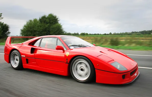 Картинка Ferrari, Red, F40