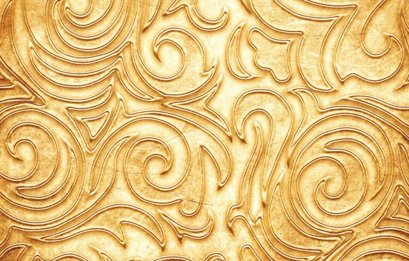 Картинка узор, текстура, texture, pattern, веточки, twigs, золотистый цвет, Golden color