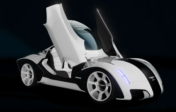 Картинка Concept, Car, Black end White, PaulinVR