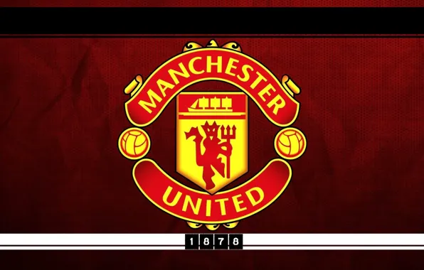 Картинка wallpaper, sport, logo, football, Manchester United
