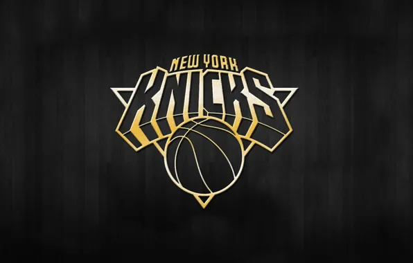 Картинка Баскетбол, Фон, Логотип, Золото, NBA, Knicks