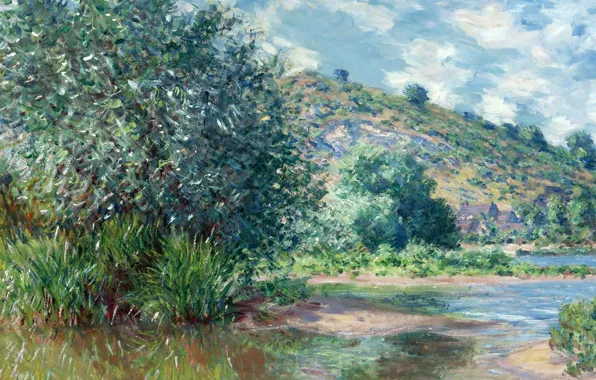 Картинка природа, картина, Клод Моне, Пейзаж в Порт-Вилле
